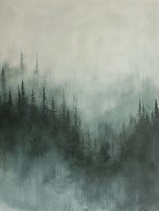 Wälder im Nebel von Artsy