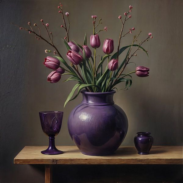 Still life with flowers by The Nudes Gallery