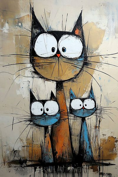 Portrait de famille par Peintures accrocheuses