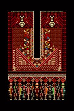 Modèle d'ornement Tatreez 58 sur Richard Laschon