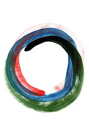 Cercles Enso verts sur Margreet ter Brugge