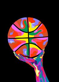 Basketball in der Pop-Art von IHSANUDDIN .
