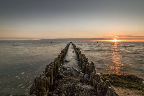 Coucher de soleil à Hindeloopen