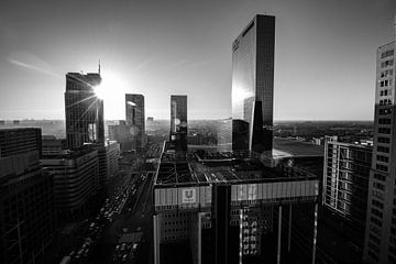 Skyline Rotterdam van Peter Hooijmeijer