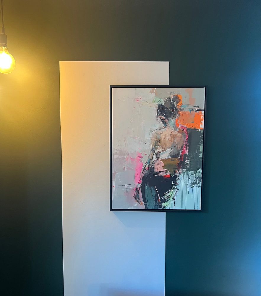 Figurative portrait, modern and abstract  by Carla Van Iersel 