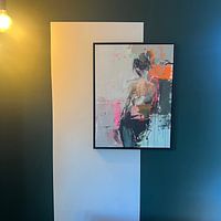 Kundenfoto: Figuratives Porträt, modern und abstrakt von Carla Van Iersel, auf leinwand