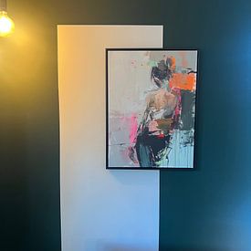 Kundenfoto: Figuratives Porträt, modern und abstrakt von Carla Van Iersel, auf leinwand