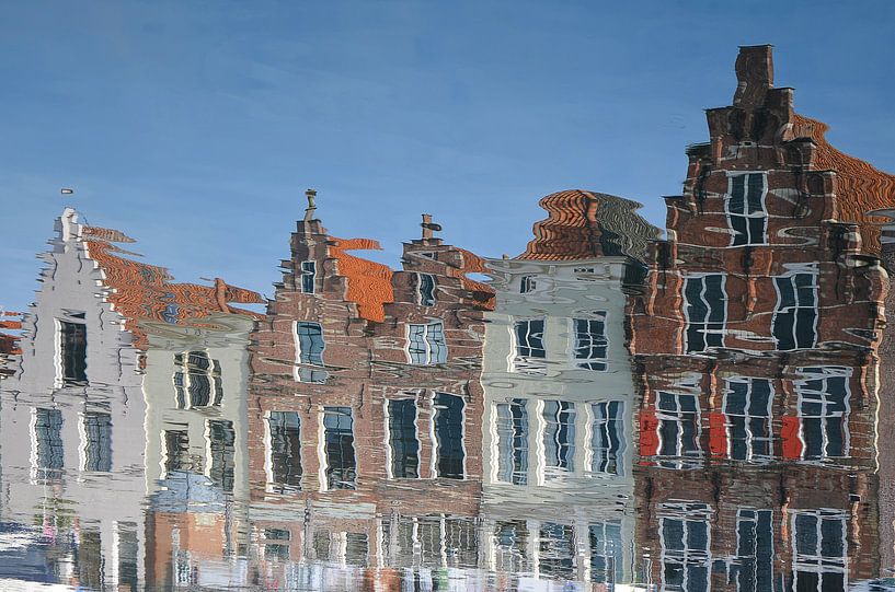Der Hafen in Goes reflektiert von Frans Blok