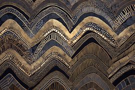 Motif des vagues d'or sur Whale & Sons