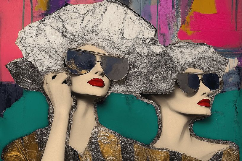 Sun-worshipping ladies by Ton Kuijpers
