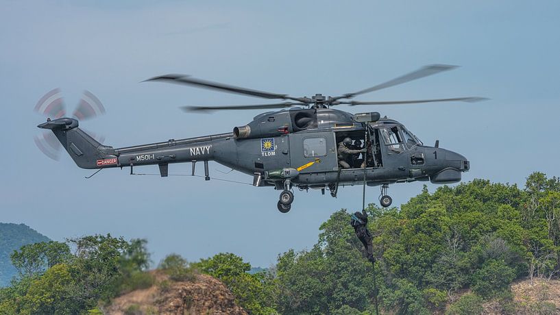 Malaysian Westland WG-13 Super Lynx Mk. 100. by Jaap van den Berg