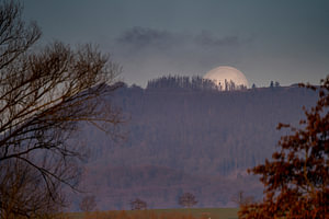 Monduntergang am Dörnberg