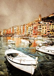 Portovenere Italy landscape painting #italy