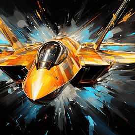 Jet-fighter van Harry Herman