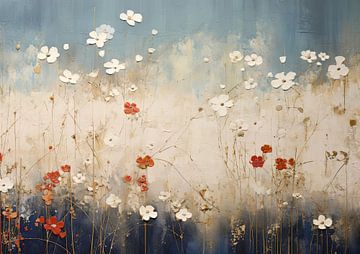 Painting with Flowers 840062 by Wonderful Art