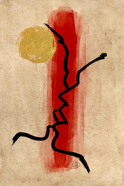 Kissing - kissing equal souls by CvD Art - Kunst voor jou