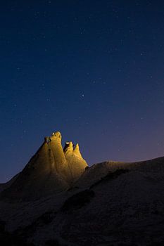 Nachthimmel in Kappadokien, Türkei