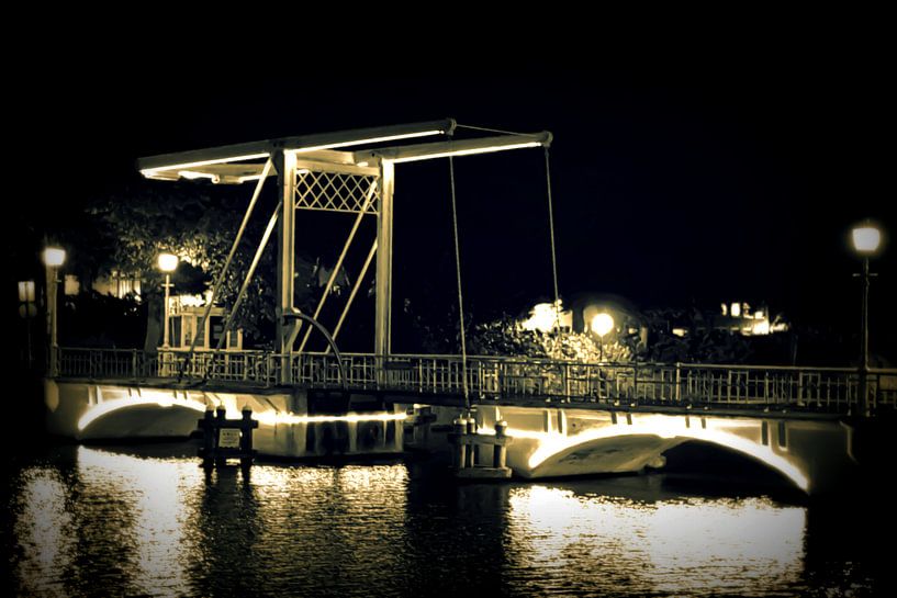Brug in Harlingen by Sidney Portier