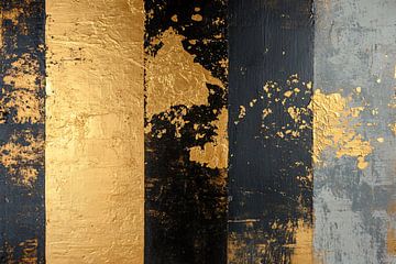 Gouden abstract met textuur van Art & Soul Creations