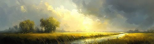 Polder landscape | Serene Vistas