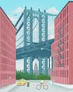 Dumbo, New York van Petra Lizde thumbnail