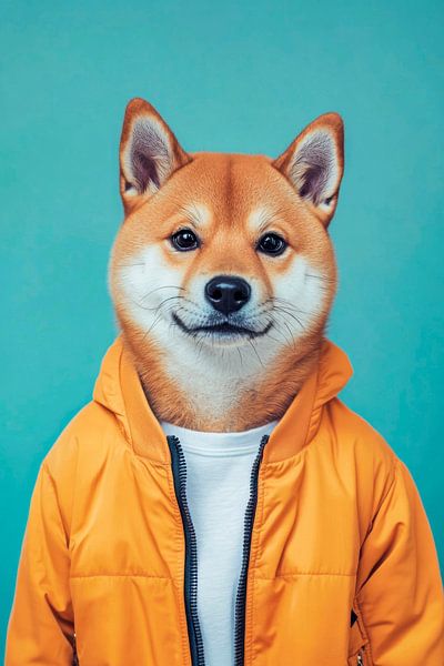 Shiba Inu by Poster Art Shop