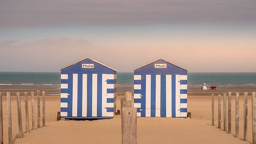 Aan het strand van de Panne