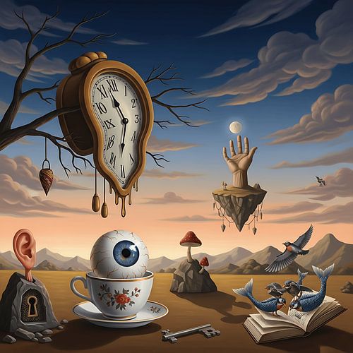 Etherische surrealistische droomwereld