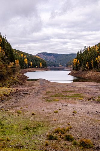 Herfstwandeling rond de Ohratal dam bij Luisenthal - Thüringer Woud