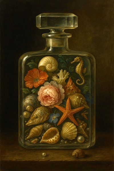 Still Life The Ocean Bottle van Moonheart Artworks