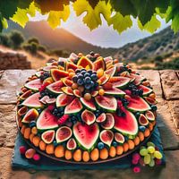 Sardijnse zomerfruit cake