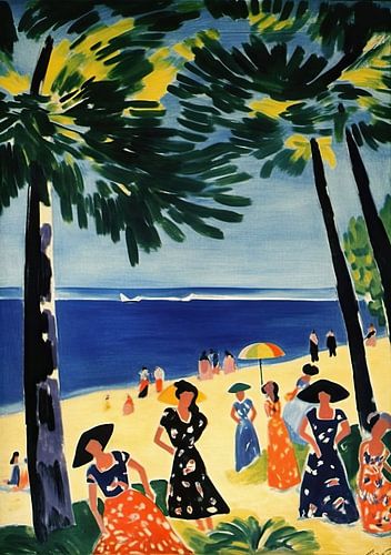 strand strand zee poster kunst print muurschildering kunst