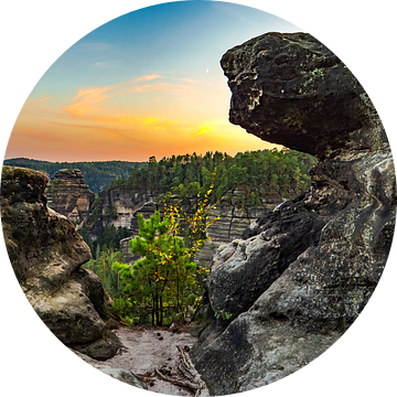 Goldsteinaussicht, Saksisch Zwitserland - Goldlochschlüchte