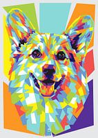 Corgi WPAP Art