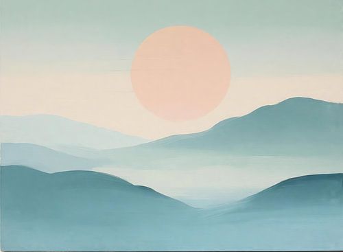 Coucher de soleil doux