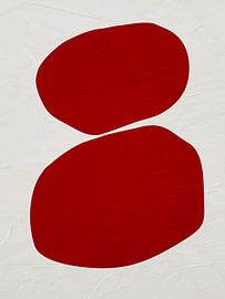 Modern geometric organic abstract art