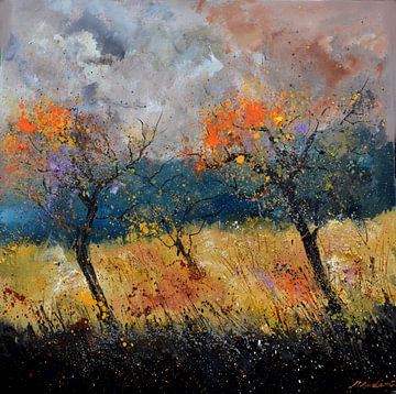 Orchard in autumn by pol ledent