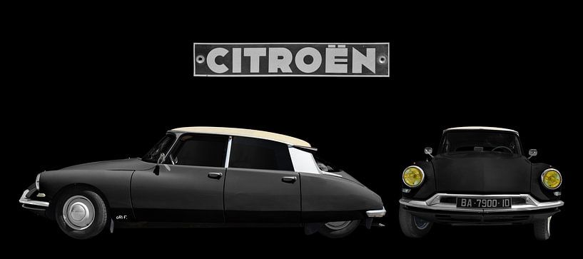 Citroën ID 19 en noir par aRi F. Huber