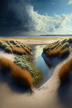 Nederlandse kustduinen van Vythryd Arts