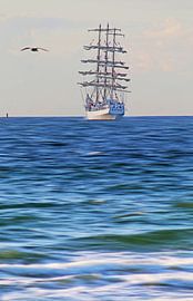 sailing vessel by Die Farbenfluesterin