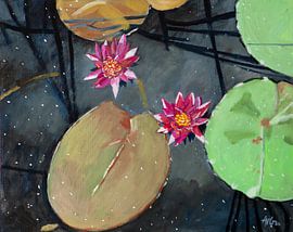 Nénuphars sur Antonie van Gelder Beeldend kunstenaar