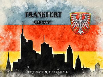 Frankfurt von Printed Artings