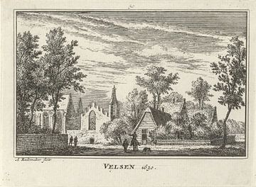 Abraham Rademaker, Ansicht von Velsen, 1630
