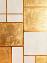 De Stijl Golden Luxury Edition | A tribute to Mondrian