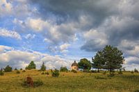 Réserve naturelle "Alter Berg&quot ; près de Böttingen avec Josefskapelle - Parc naturel du Haut-Danube