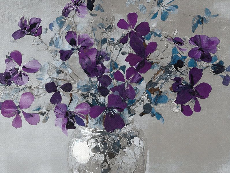 Lila Blumen | Flower Power von Blumen Studio