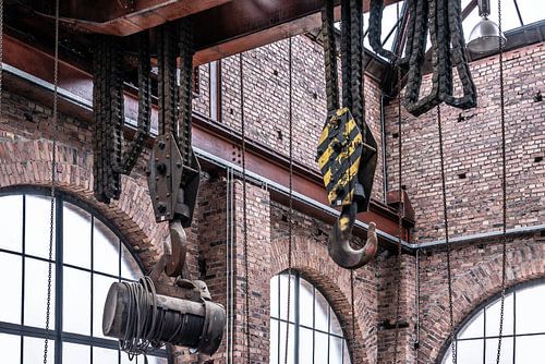 Machine hall on site C-Mine, precast coal mine