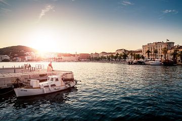 Coucher de soleil à Split sur Jesse Kraal