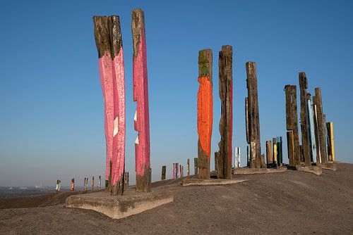 Landmarke auf der Halde Haniel, Bottrop, Deutschland