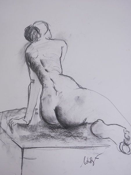 Crouching by Edgar Miesbichler